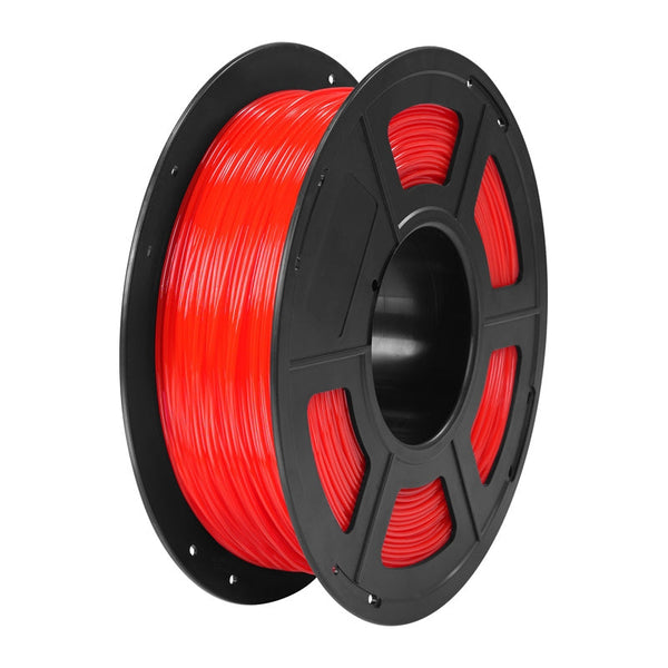 Anycubic TPU filament – transparent rød, 1 kg