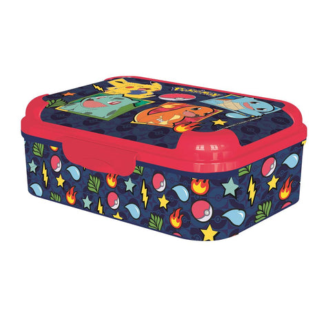 Stor - POKÉMON Asker Lunch Box - 17 x 13.5 x 6.2 cm Stor