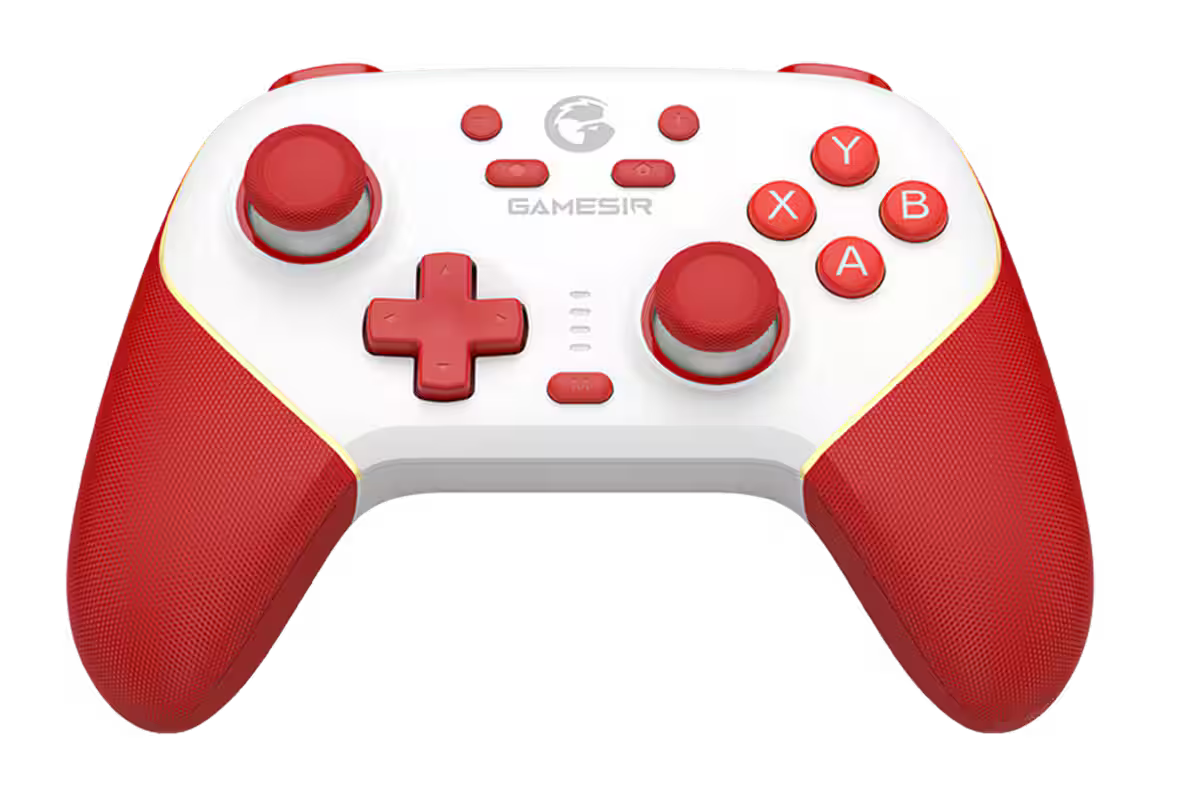 GameSir T4n Pro Multiplatform Gamepad Red & White (Hall-Effect Sticks)