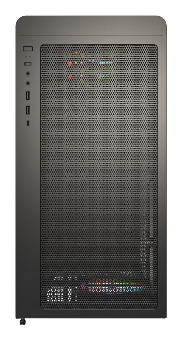 Montech XR Wood Tower ATX Sort Montech