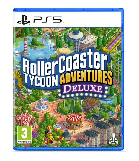 RollerCoaster Tycoon (Adventures Deluxe) – PlayStation 5 – spilomslag