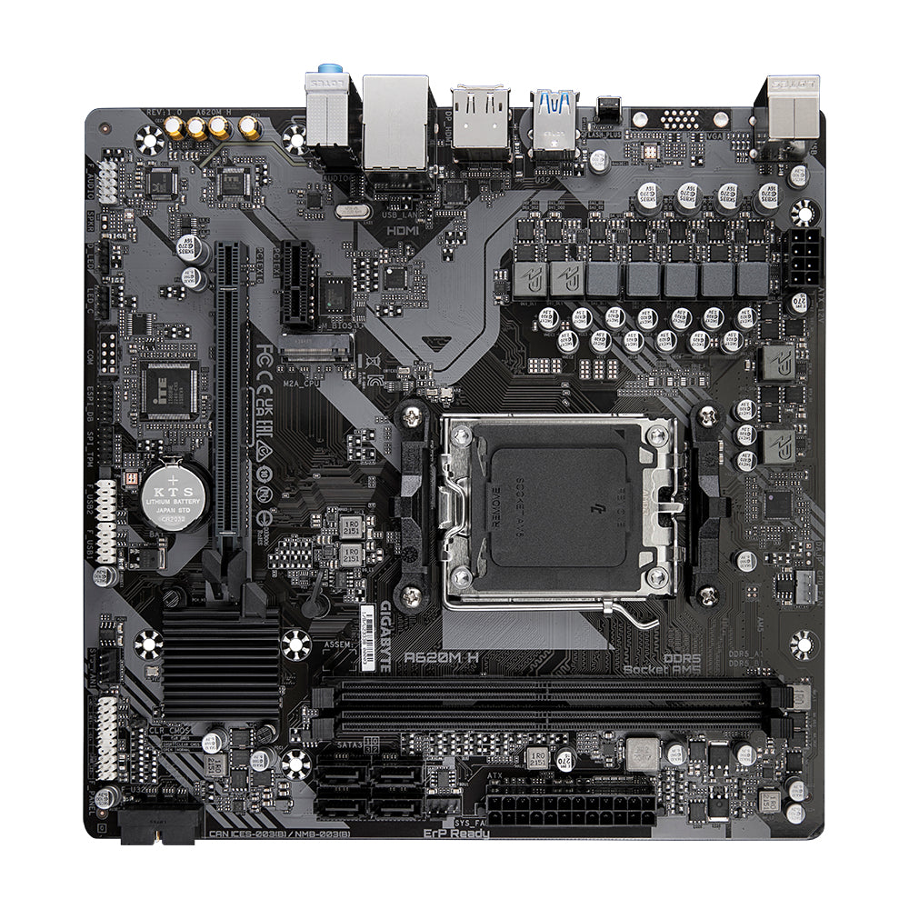 GIGABYTE A620M H - Socket AM5 - motherboard GigaByte