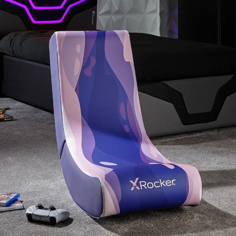 X-Rocker - Video Rocker Gaming Floor Chair - Lava Pink X-Rocker