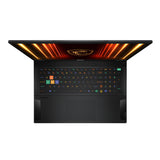 MSI Stealth 18 HX AI A2XWHG-015FR – tastatur og touchpad set ovenfra