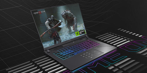 ASUS ROG Strix G16 G614PR-RV003W – illustreret i brug; tastaturlayout illustrativt