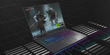 ASUS ROG Strix G16 G614PR-RV003W – illustreret i brug; tastaturlayout illustrativt