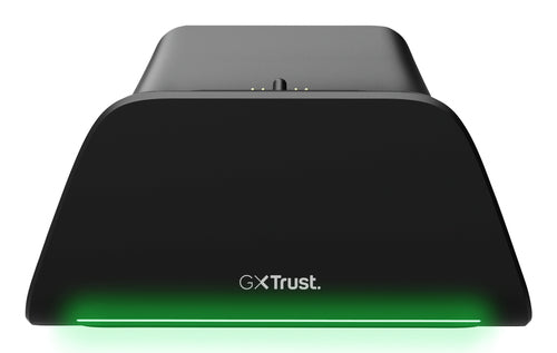 Trust GXT 255 – sort opladningsstander til PS5 – LED-indikator i nærbillede