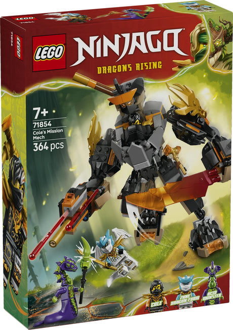LEGO - Ninjago - Cole's Mission Mech & Dragon Zane (71854) LEGO