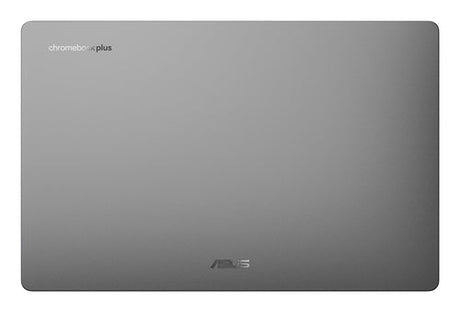 ASUS Chromebook CX1505CTA-ISSS70396 – lukket låg set ovenfra; tastaturlayout illustrativt