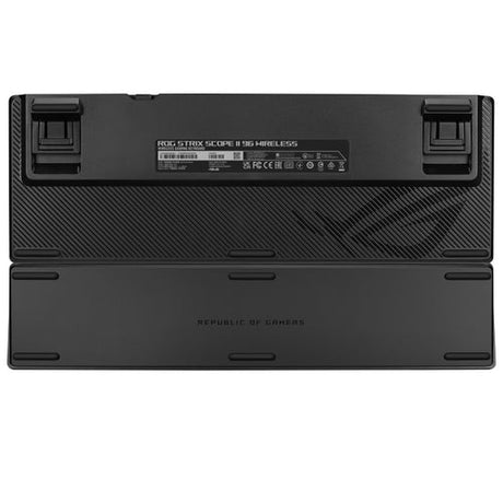 ASUS ROG Strix Scope II 96 Wireless – indvendig opbygning eller underside; layout på billedet er illustrativt