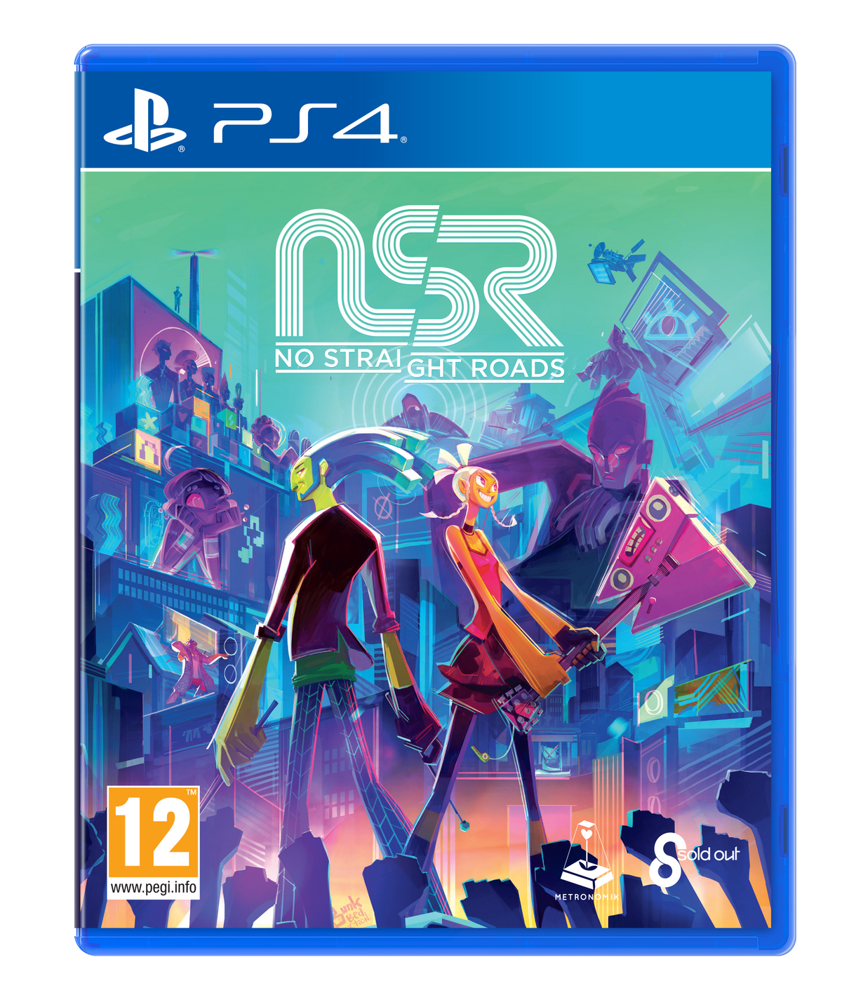 No Straight Roads – PlayStation 4 – spilomslag
