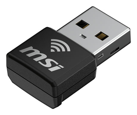 MSI AX1800 Nano – Wi-Fi 6 USB-adapter – skråt billede af USB-adapter