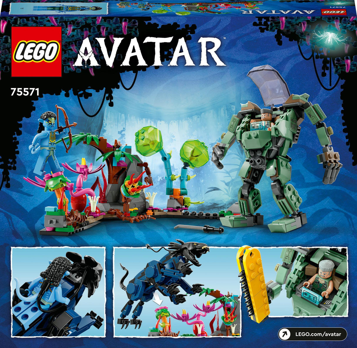 LEGO Avatar - Neytiri & Thanator vs. AMP Suit Quaritch (75571) LEGO
