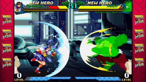 Marvel vs. Capcom Fighting Collection Switch Import – Gameplay, spilscene 4
