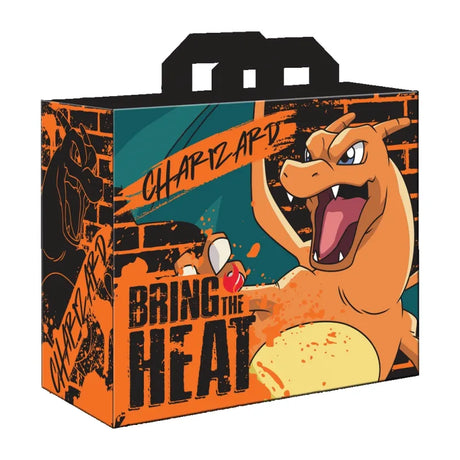 Pokémon Charizard Bring the Heat indkøbstaske – front og side