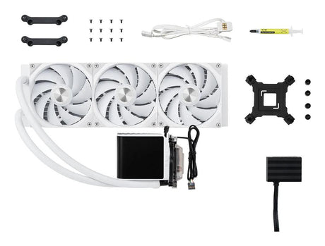 TRYX PANORAMA Upgraded 360mm AIO Liquid Cooler ARGB White TRYX
