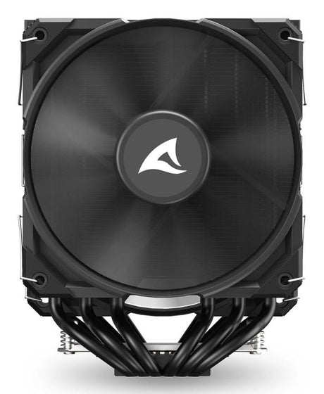 Sharkoon A60 Black 260W TDP 6-Heatpipe Dual Tower Dual 120mm PWM FDB CPU Air Cooler Sharkoon