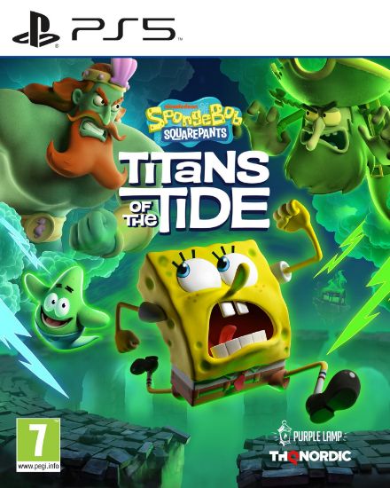 SpongeBob SquarePants: Titans of the Tide – PlayStation 5 – spilomslag