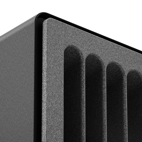 HAVN BF 360 Flow – sort Mid Tower kabinet med præinstallerede high-performance fans HAVN