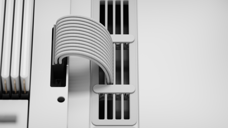 HAVN BF 360 – White Mid Tower kabinet med høj airflow og minimalistisk design HAVN