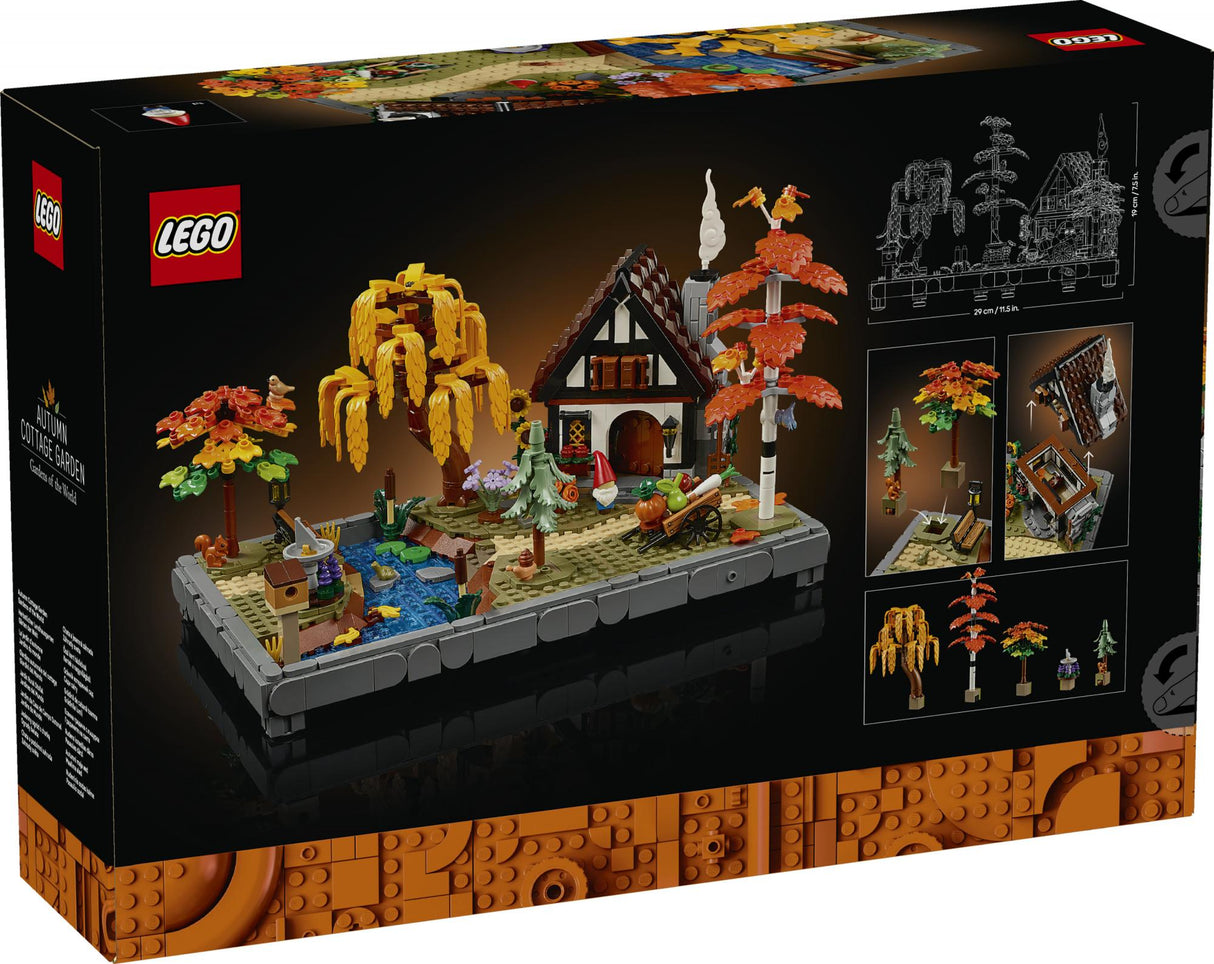 LEGO - Icons - Autumn Cottage Garden (11372). LEGO