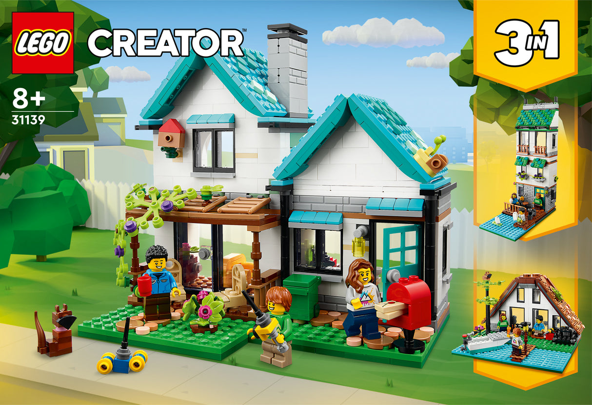 LEGO 31139 Creator 3-in-1 Cozy House Construction Toy LEGO