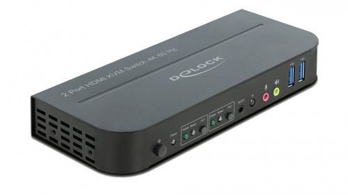 DeLOCK 11481 2-Port KVM Switch HDMI 4K - Sort