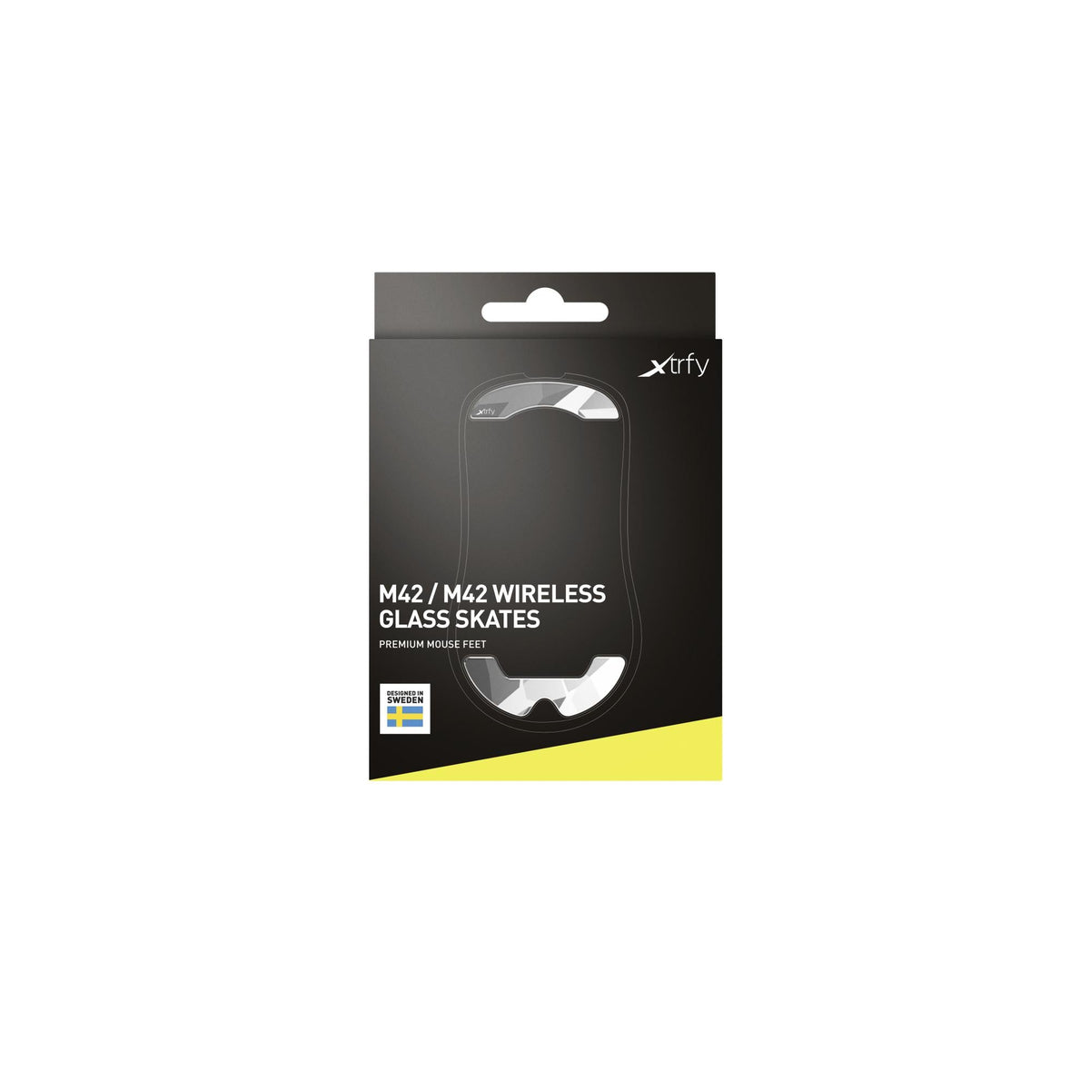 Xtrfy Glass skates, Litus White, M42 Xtrfy Gaming AB