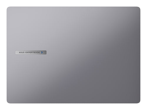 ASUS ExpertBook P3 PM3406CKA-LY0095X Copilot+ PC – lukket låg set ovenfra; tastaturlayout illustrativt