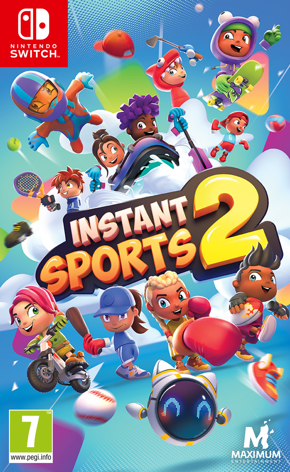 Instant Sports 2 – spilæske til Nintendo Switch med PEGI 7