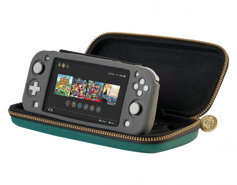 Nintendo Switch Game Traveler Deluxe Travel Case - Green Zelda Tears of the Kingdom Nacon