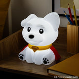 Paladone Superman Krypto – SquishyGlo silikonelampe – lampe i brug