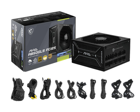 MSI MAG A850GLS PCIE5 850 W strømforsyning - 80 PLUS Gold - visning 5