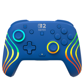 Turtle Beach Afterglow Wave Wireless – Switch, blå – Blå controller med RGB-lys