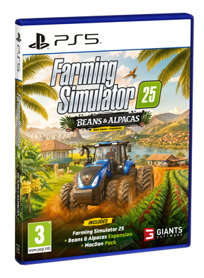 Farming Simulator 25 - Beans & Alpacas Edition – PlayStation 5 – spilomslag