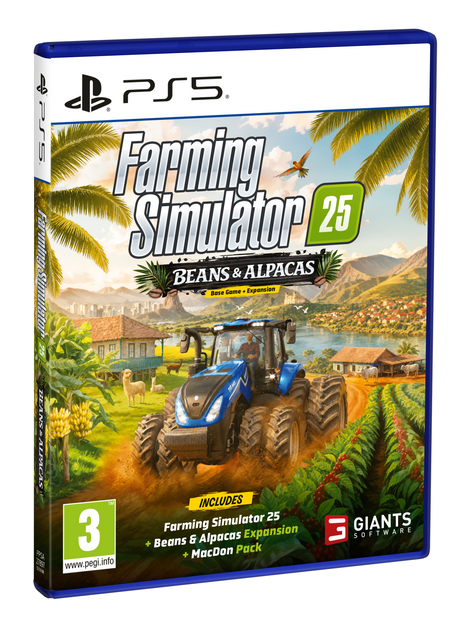 Farming Simulator 25 - Beans & Alpacas Edition – PlayStation 5 – spilomslag