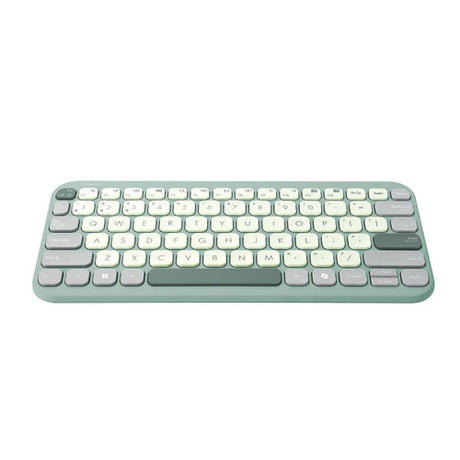 ASUS KW100 KEYBOARD/GN/GE/81 – set skråt forfra; tastaturlayout illustrativt