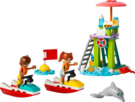 LEGO 42623 Friends Lifeguard Observation Tower with Jet Skis, Construction Toy LEGO