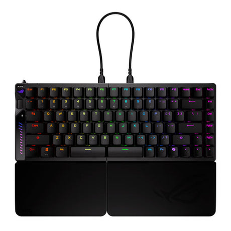 ASUS ROG Falcata – taster og arbejdsflade set ovenfra