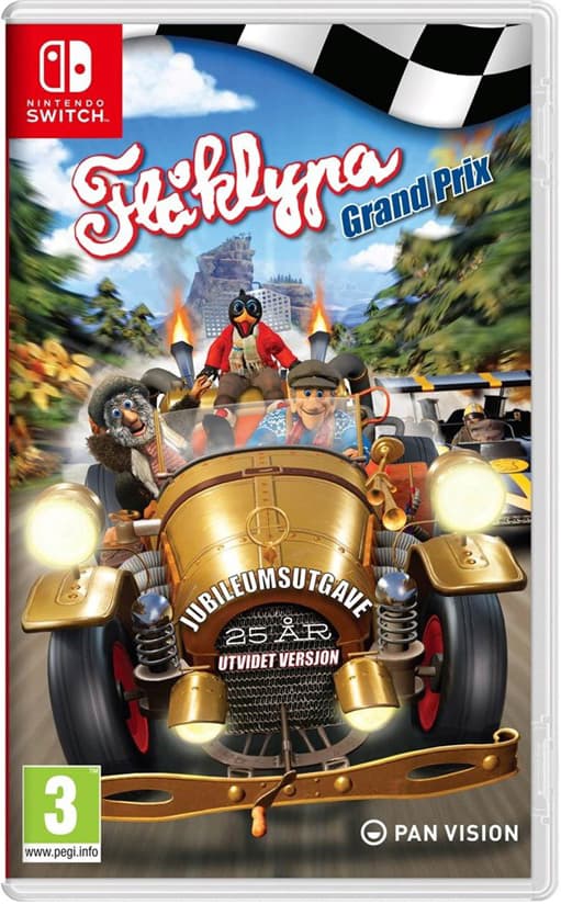 Flåklypa Grand Prix (Jubileumsudgave) – emballage