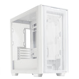 ASUS A21 mATX Case with BTF support - White ASUS