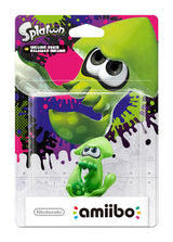 Grøn Inkling Squid amiibo i Splatoon-emballage