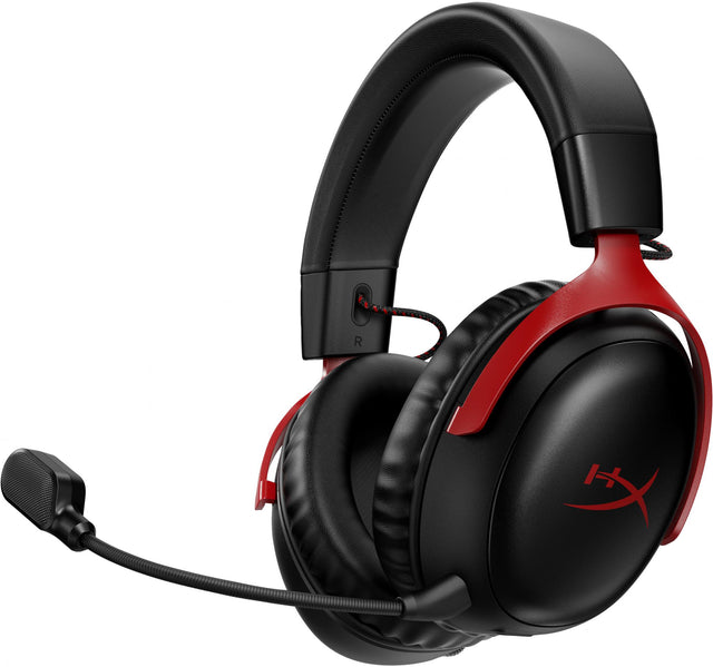 HyperX Cloud III Trådløs Headset Sort Rød Hewlett-Packard