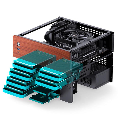 Jonsbo N4 mATX, Black Dongguan Sibositong Industrial Co., Ltd. (Jonsbo)
