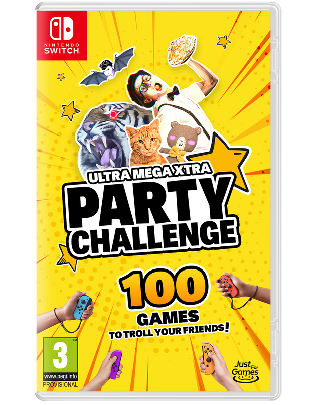 Ultra Mega Xtra Party Challenge – omslag til Nintendo Switch