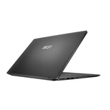 MSI Modern 15 F1MG-1246FRNN – bagside fra en anden vinkel