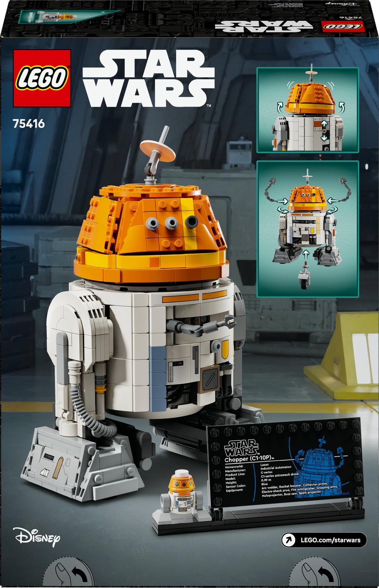 LEGO 75416 Star Wars Astromech Droid Chopper (C1-10P) LEGO