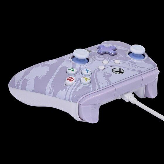 PowerA Enhanced Kablet Controller - Xbox Series X/S - Lavender Swirl