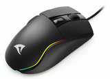Sharkoon SKILLER SGM35 Black 6400 DPI ATG4090 RGB 1000Hz 80g PBT 6-Button Gaming Mouse Sharkoon