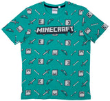 Minecraft-T-Shirt – Grüne Tropfen